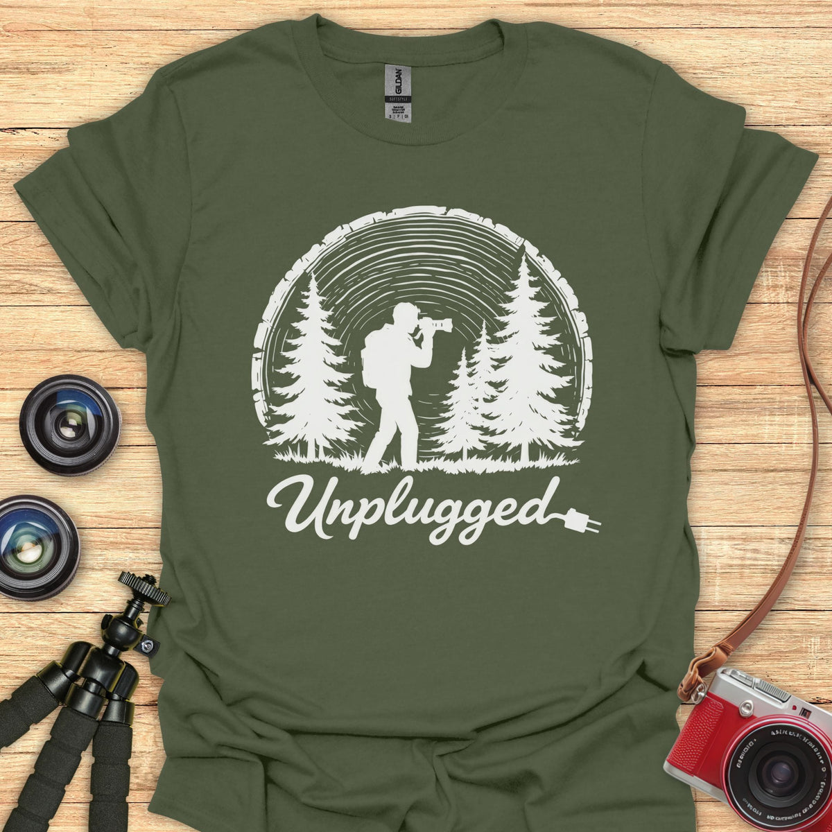 Unplugged Photographer T-Shirt