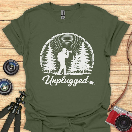 Unplugged Photographer T-Shirt