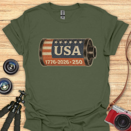 USA Film Roll 250th T-Shirt