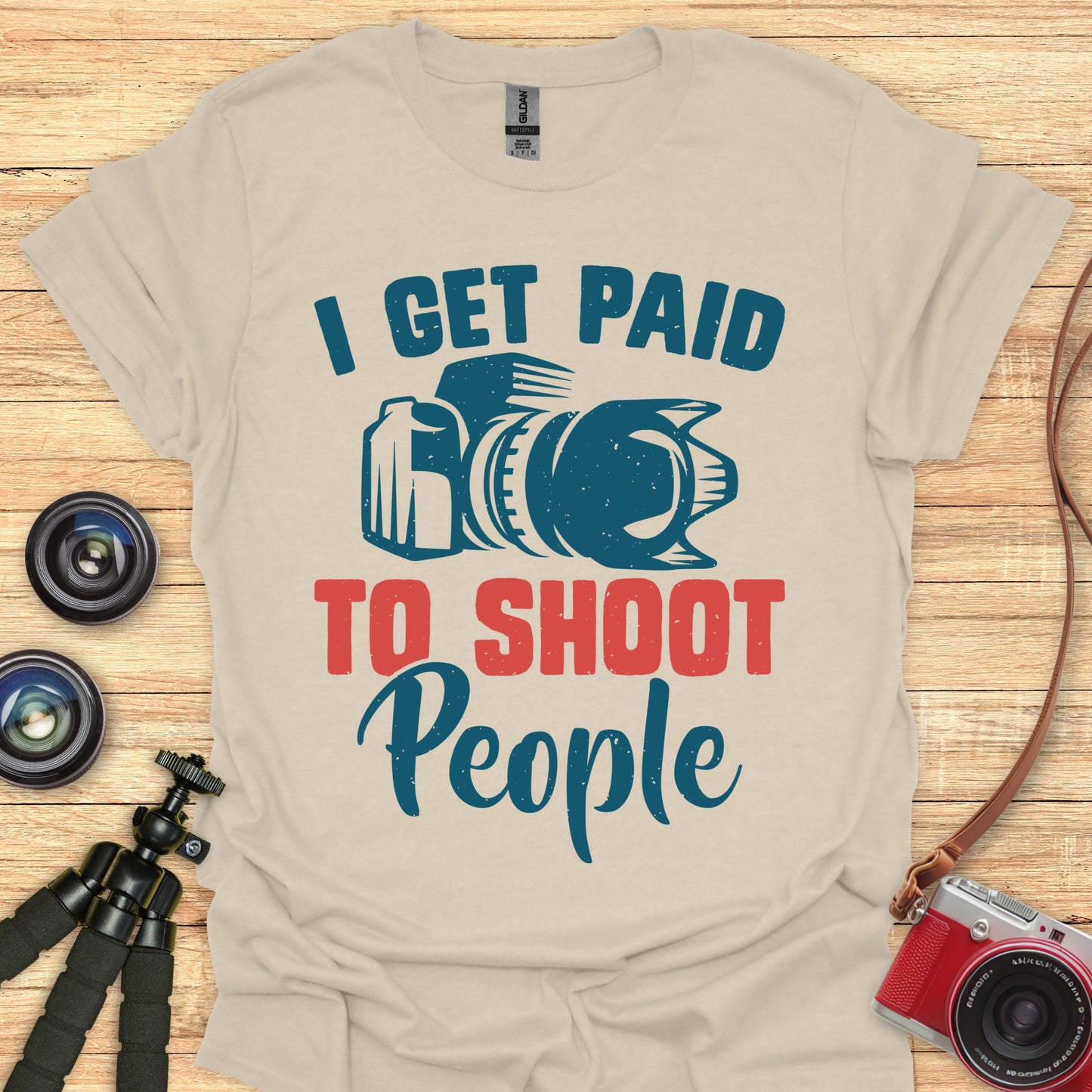 I Get Paid to Shoot People T-Shirt
