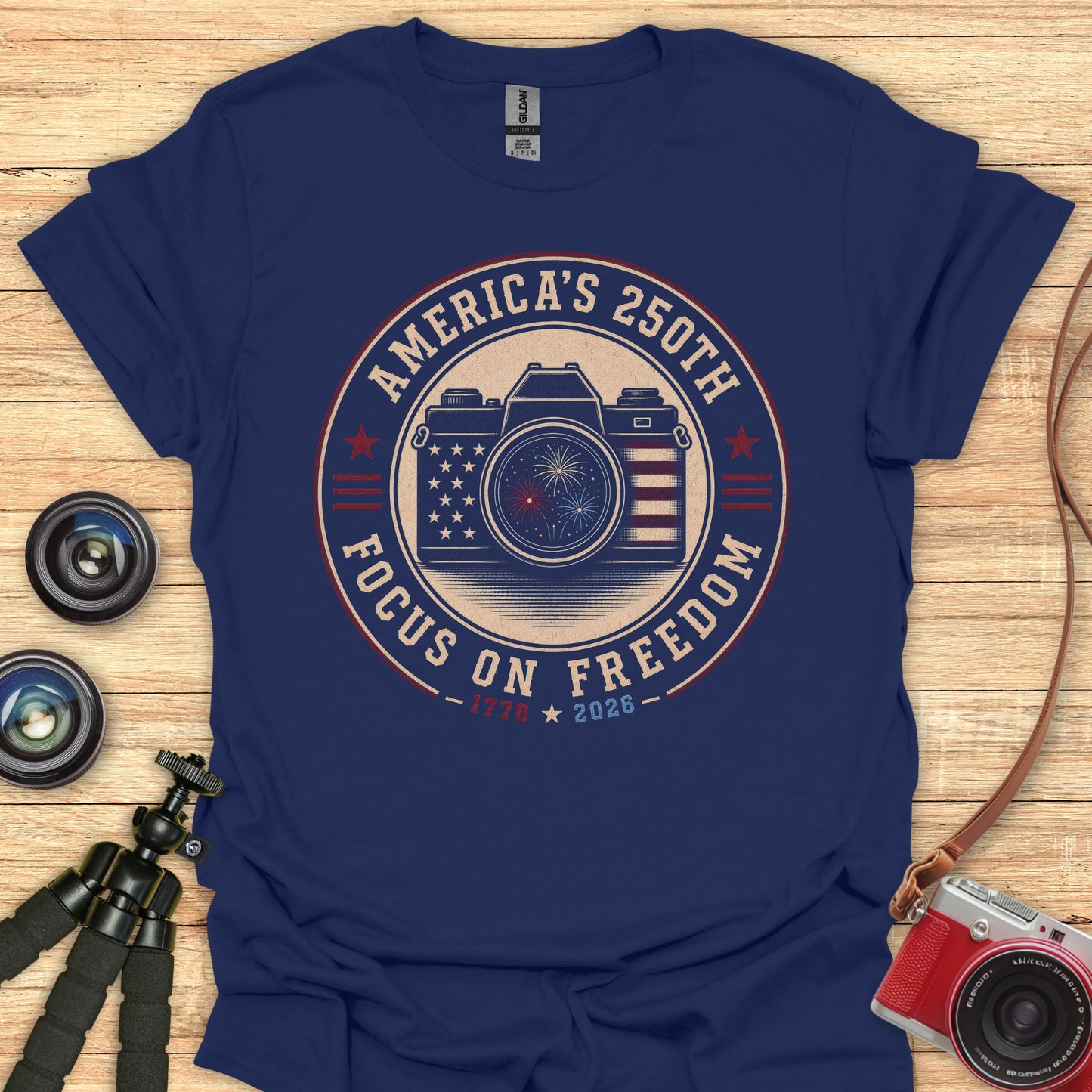 Focus On Freedom Camera T-Shirt