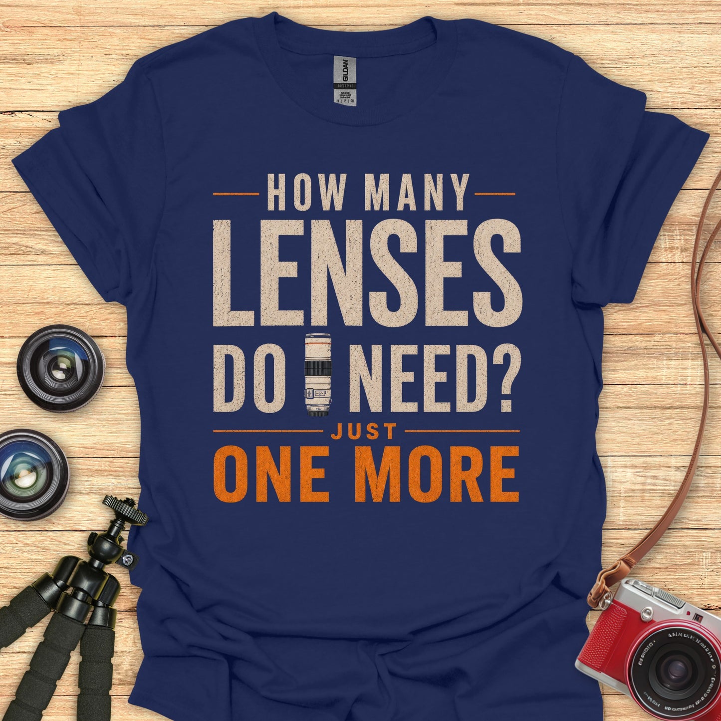 How Many Lenses? T-Shirt