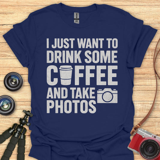 Coffee Photo Shoot T-Shirt