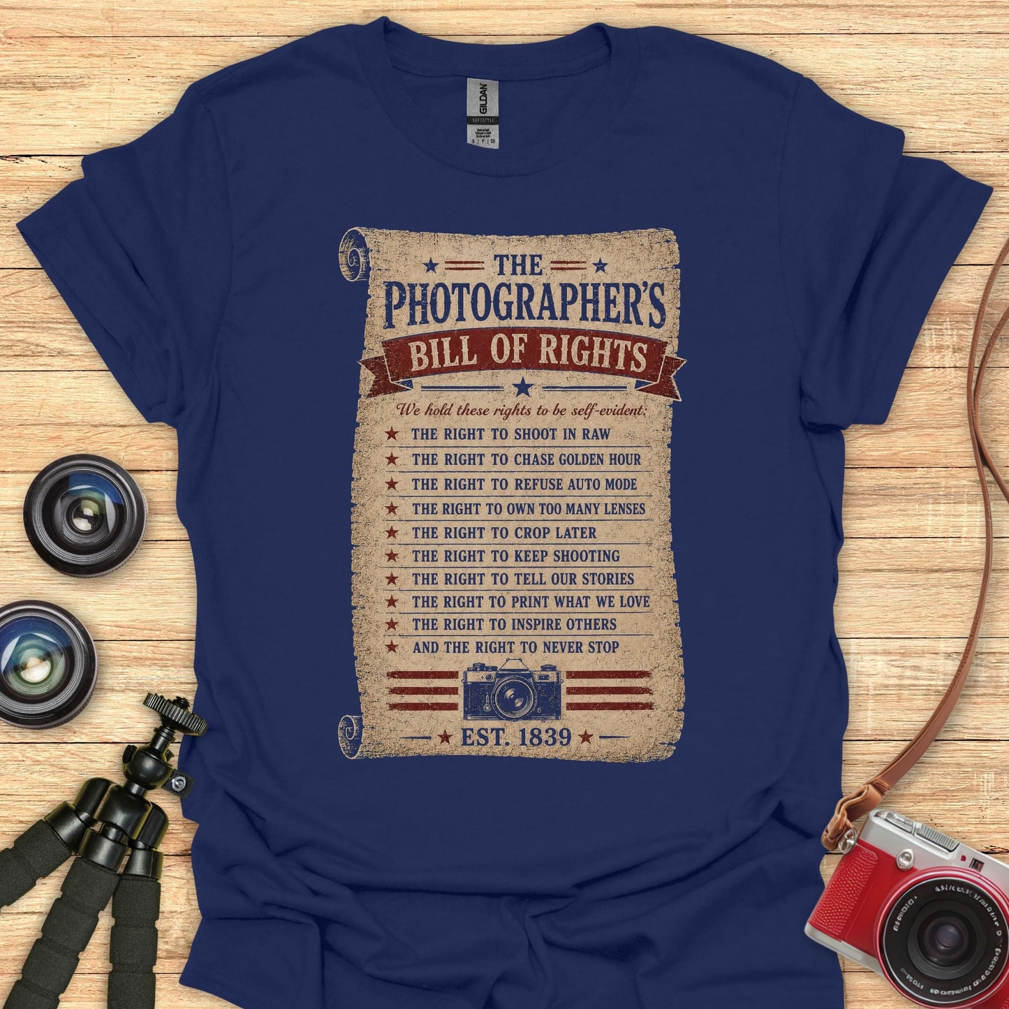The Photographer’s Bill Of Rights T-Shirt