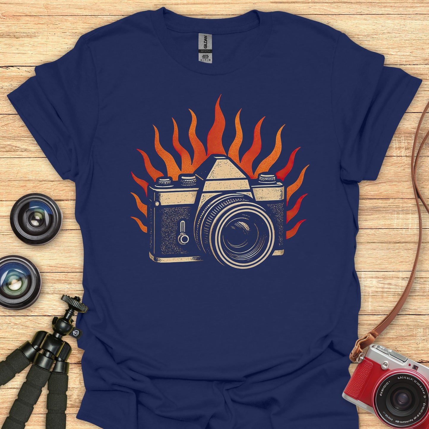 Overheating Handheld T-Shirt