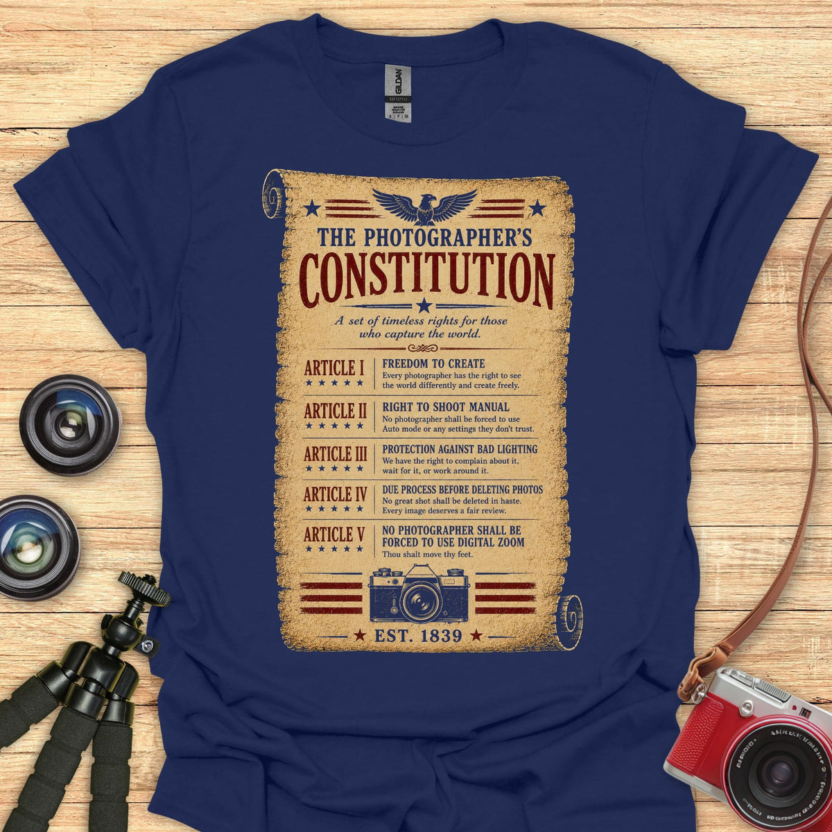 Photographer's Constitution T-Shirt