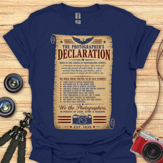 Photographer's Declaration T-Shirt