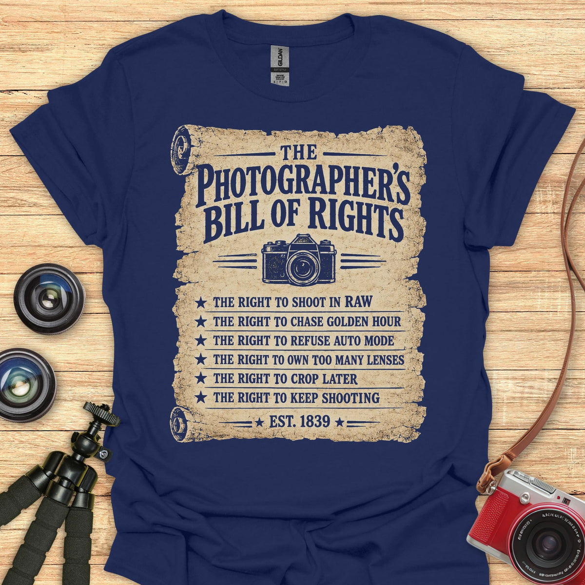 Photographer Bill Of Rights T-Shirt