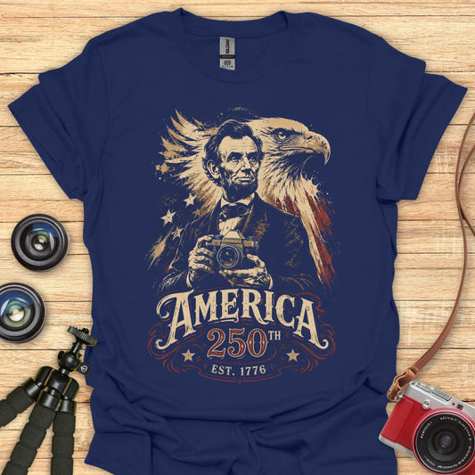 Lincoln Eagle Photographer T-Shirt