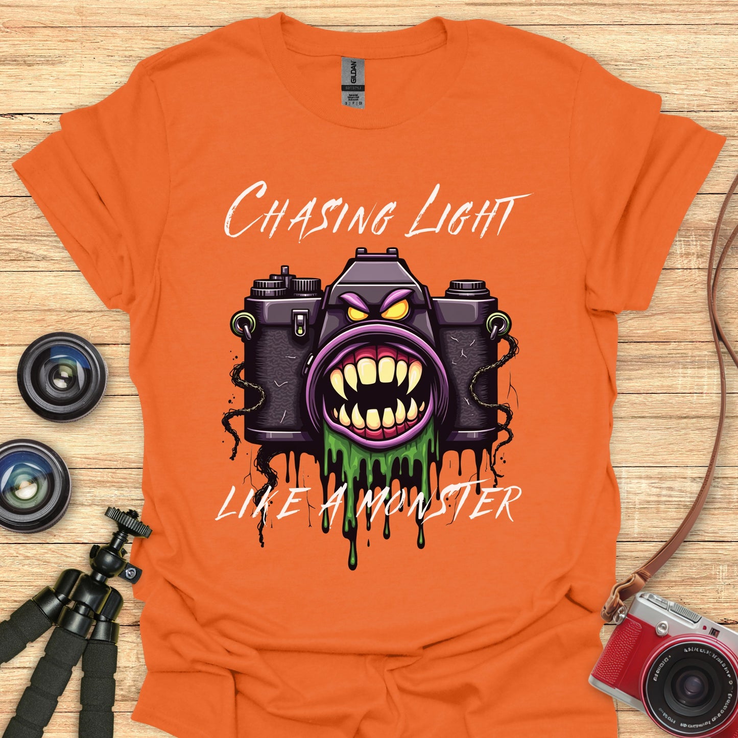 Chasing Light Like A Monster T-Shirt