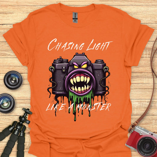 Chasing Light Like A Monster T-Shirt