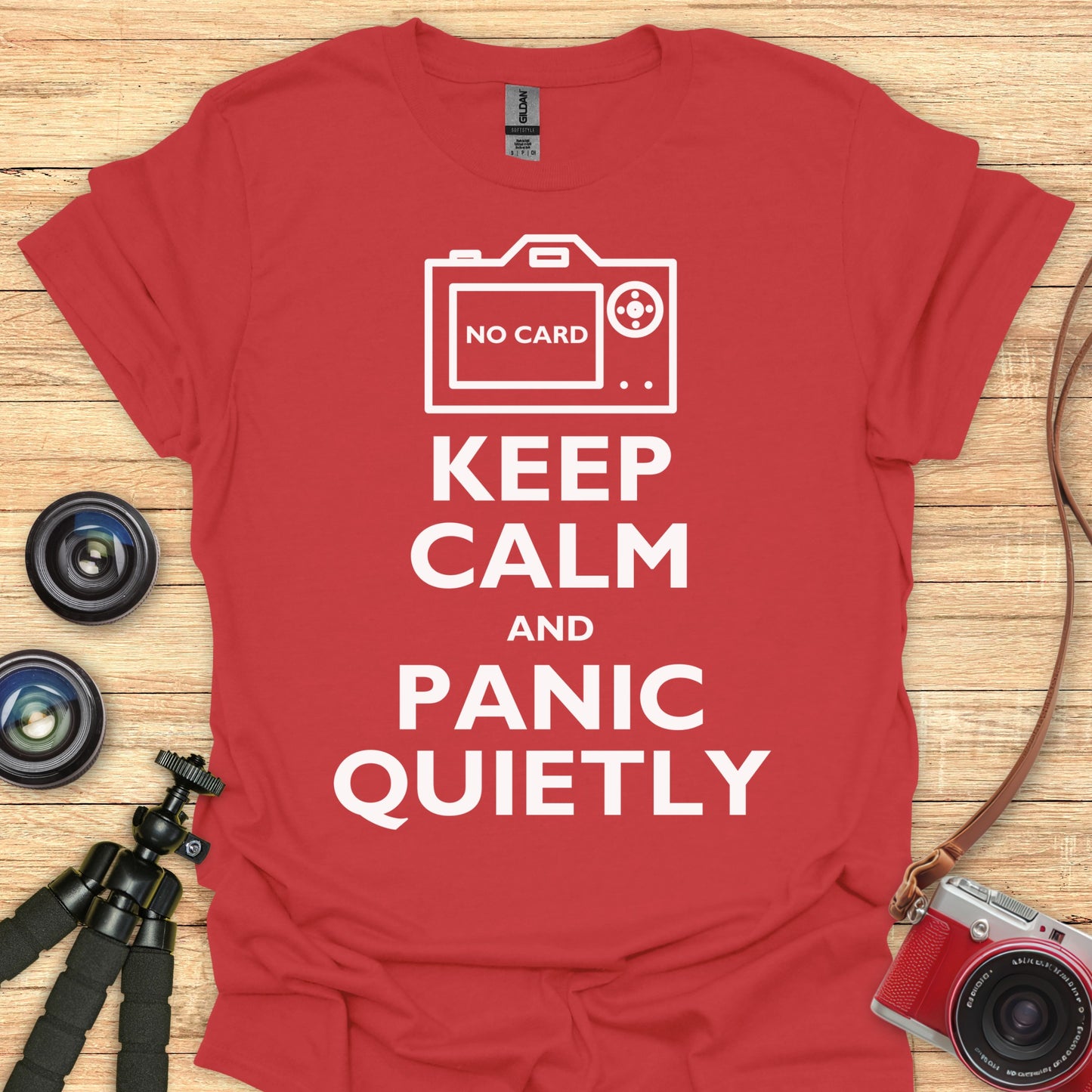 Keep Calm and Panic Quietly T-Shirt