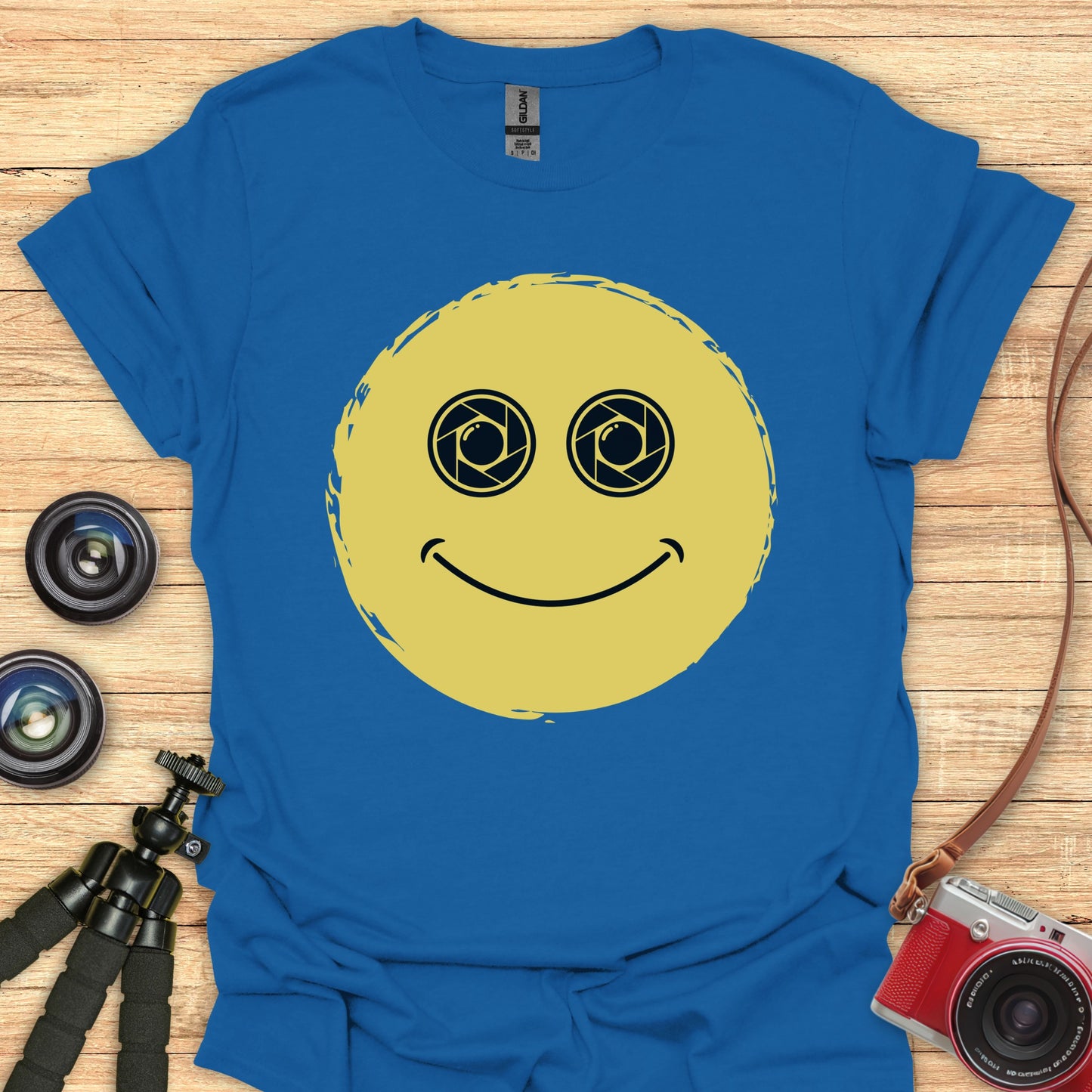 Aperture Eyes Smiley Face T-Shirt