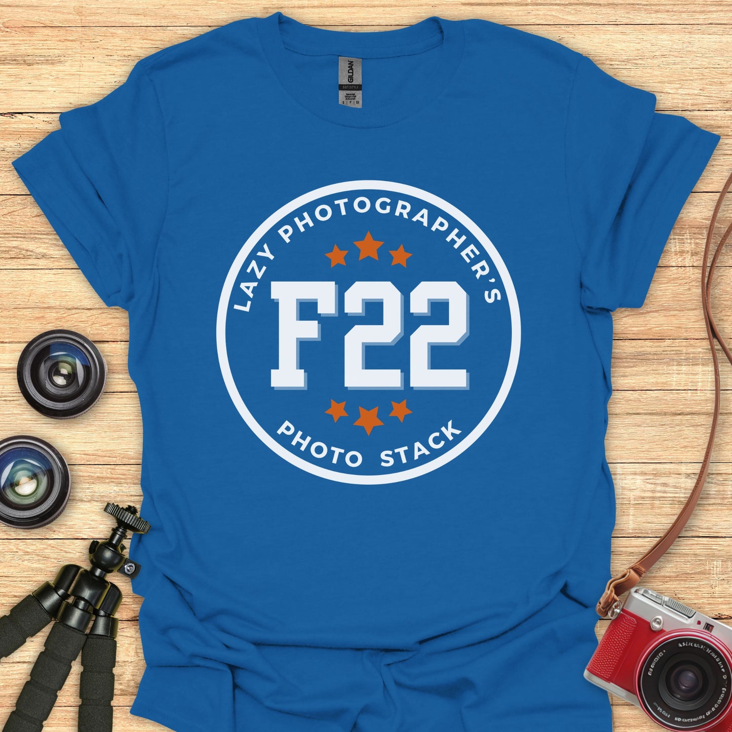 Lazy Photo Stack T‑Shirt