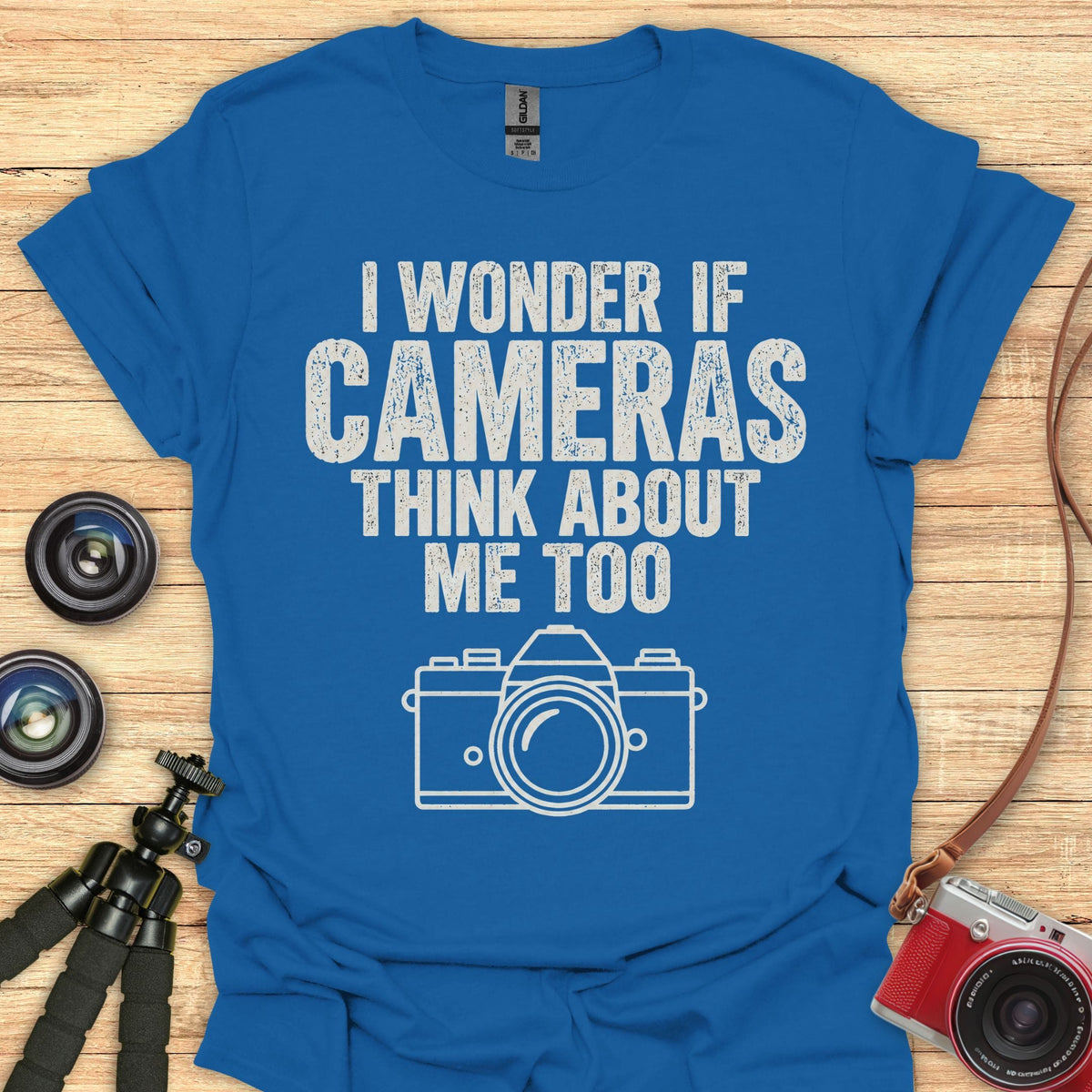 Cameras Thinking T-Shirt