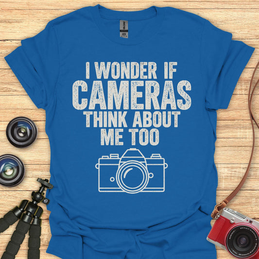 Cameras Thinking T-Shirt