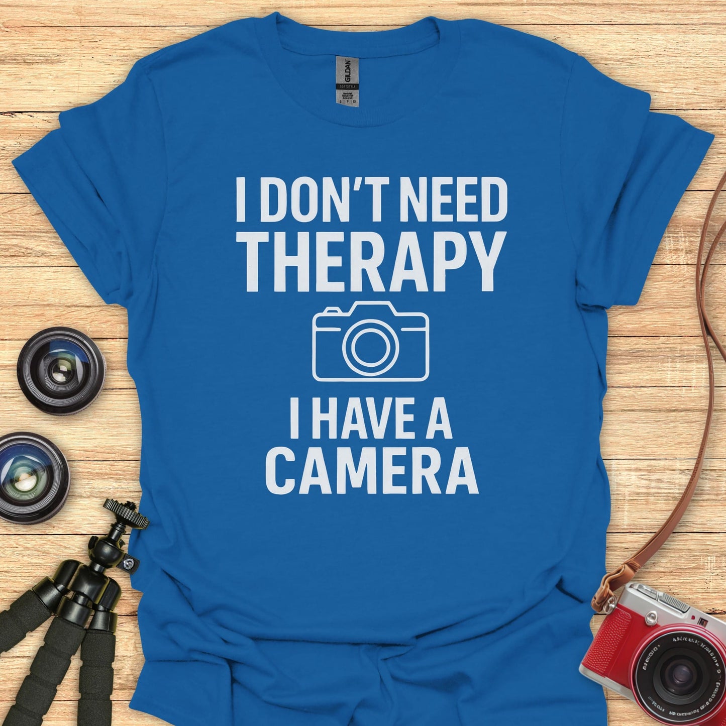 Camera Is Therapy T-Shirt