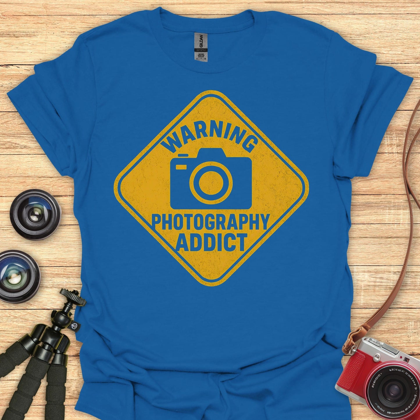 Warning Photography Addict T-Shirt