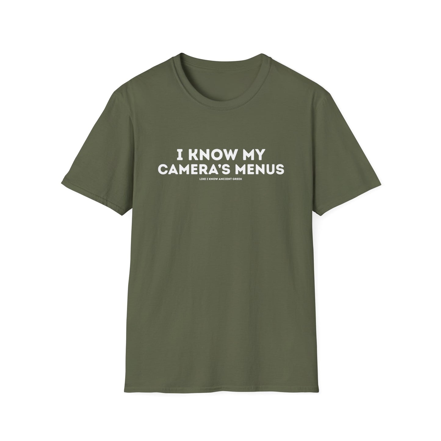 Camera Menus T-Shirt