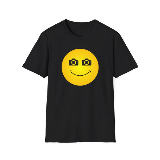 Camera Eyes Smiley Face T-Shirt