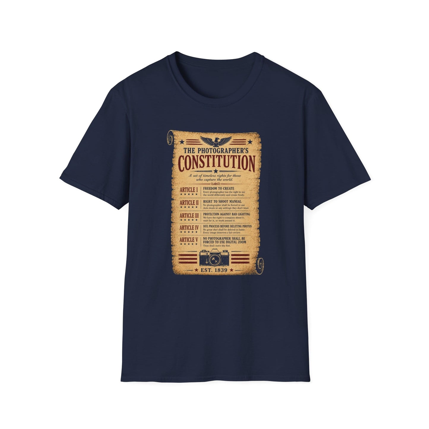 Photographer's Constitution T-Shirt