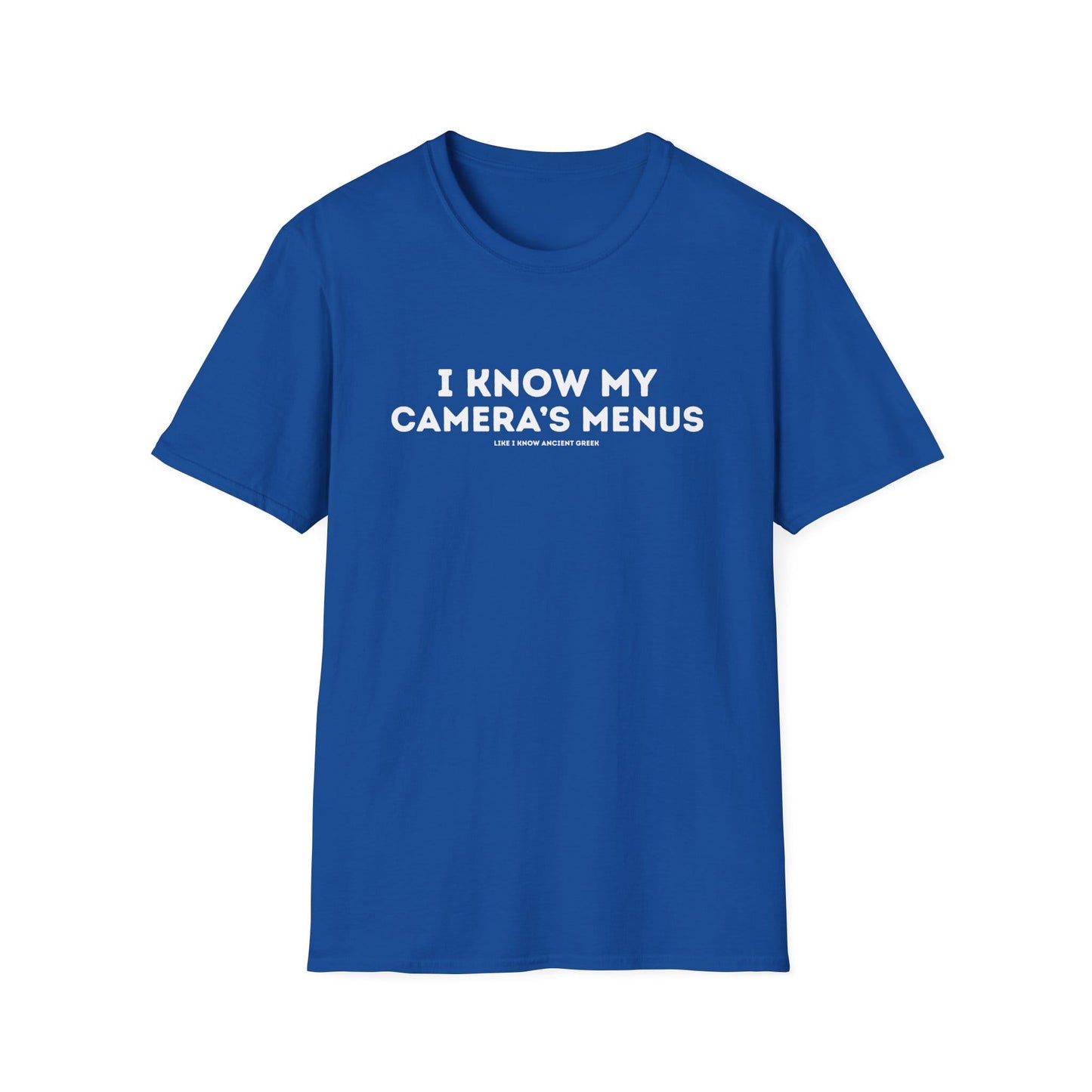 Camera Menus T-Shirt
