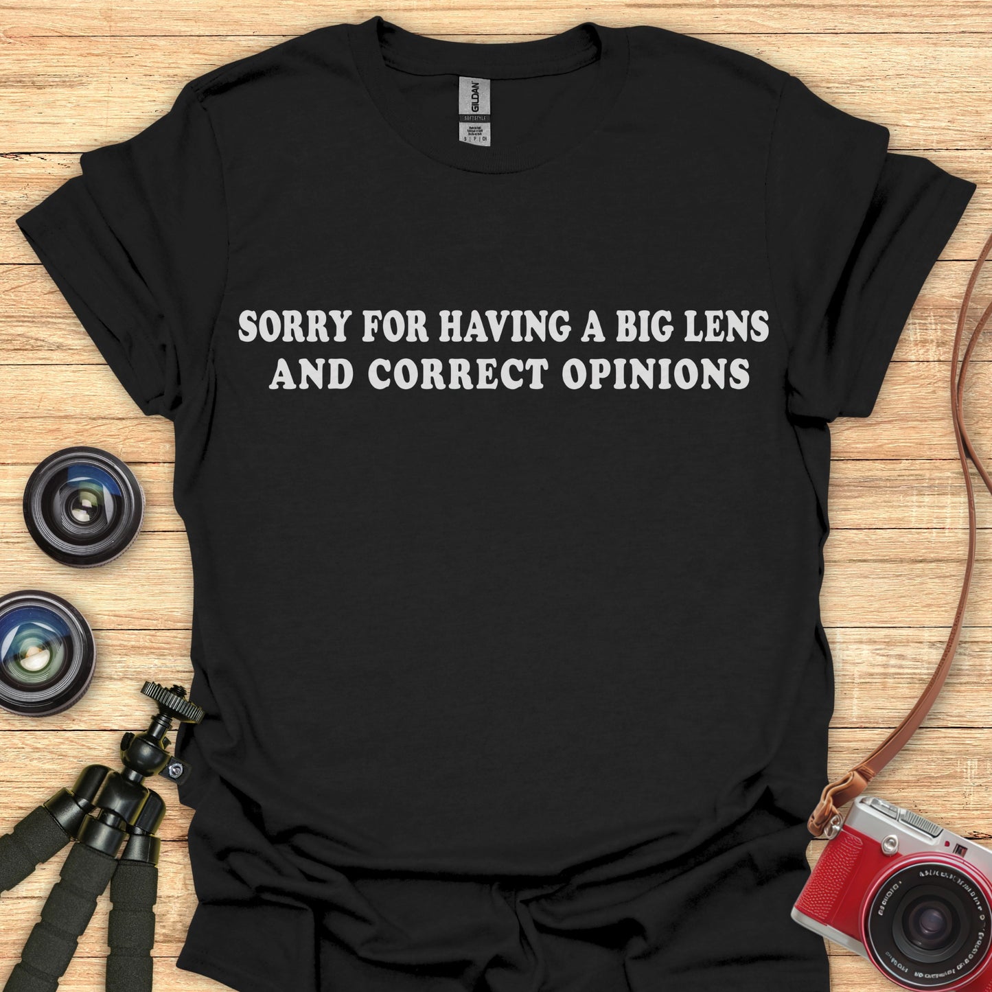 Sorry For The Big lens T-Shirt
