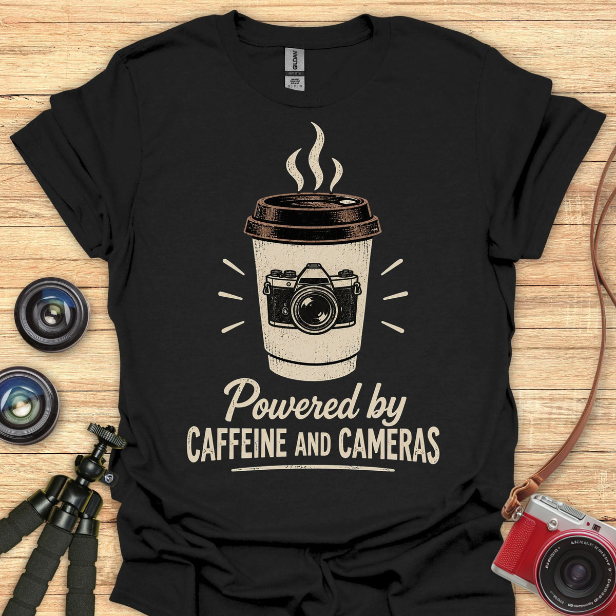 Caffeine Camera Power T-Shirt