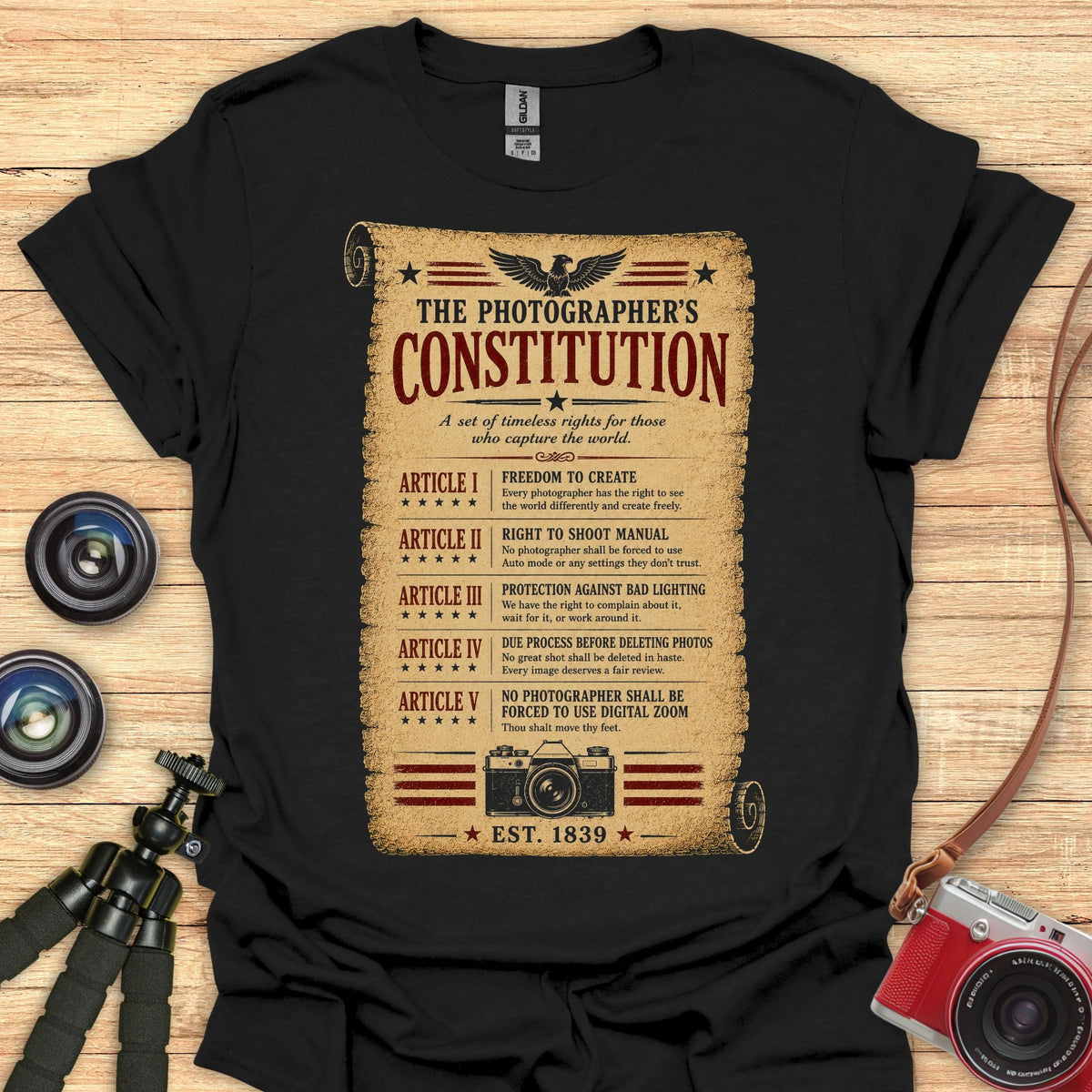 Photographer's Constitution T-Shirt