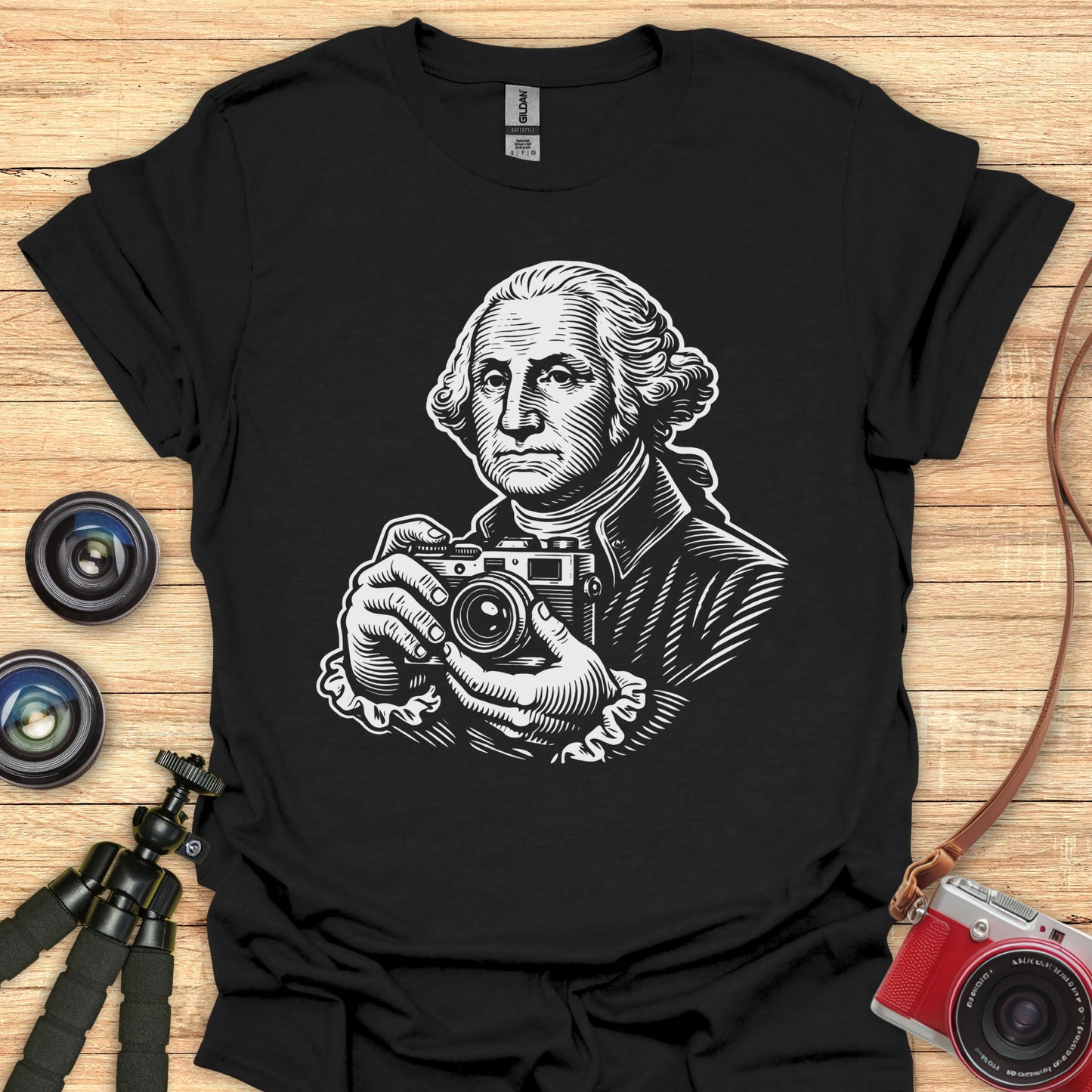 Washington With Camera T-Shirt
