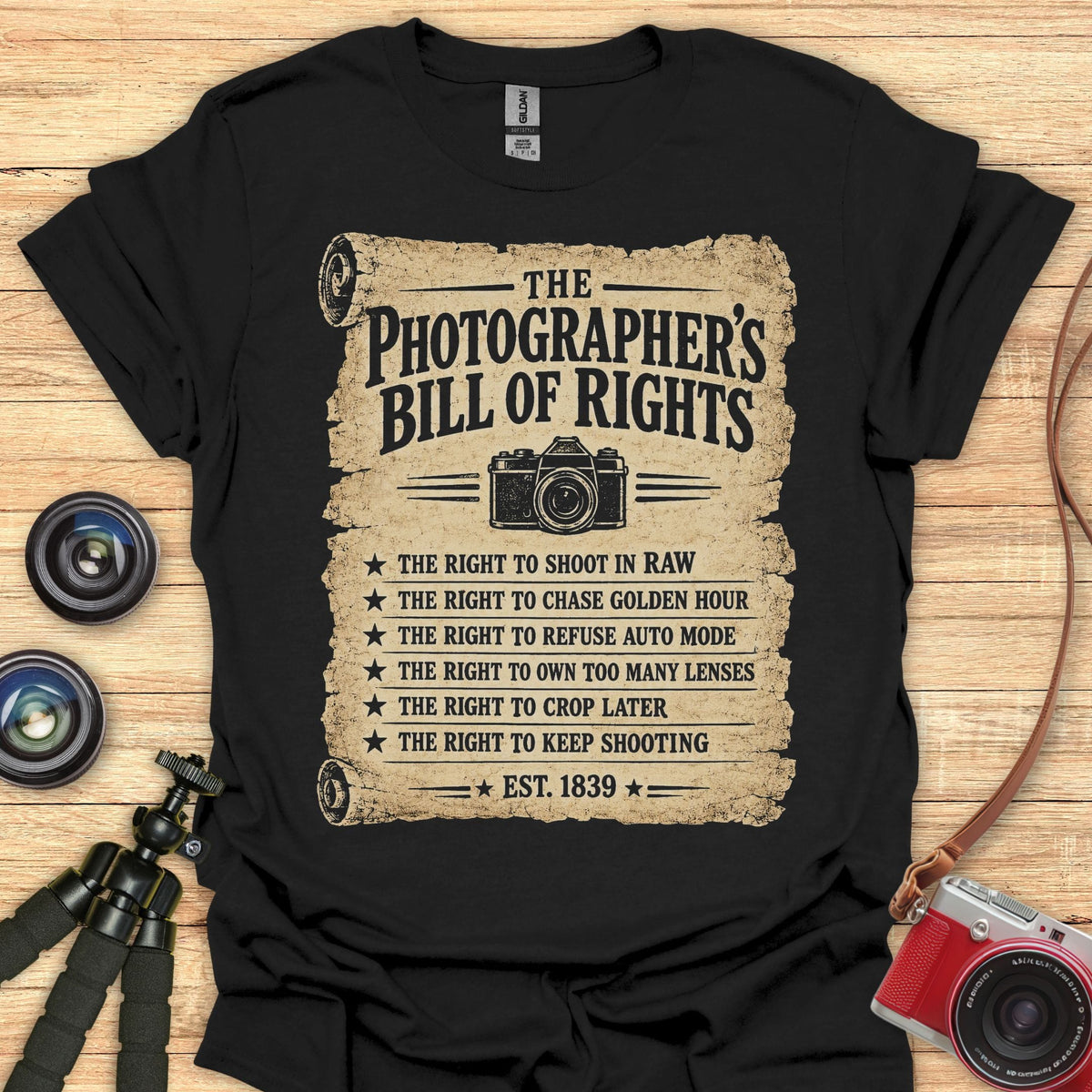Photographer Bill Of Rights T-Shirt