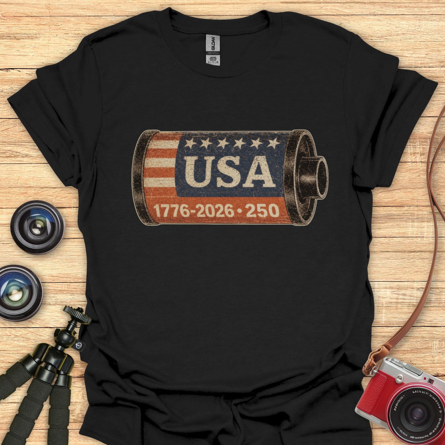 USA Film Roll 250th T-Shirt