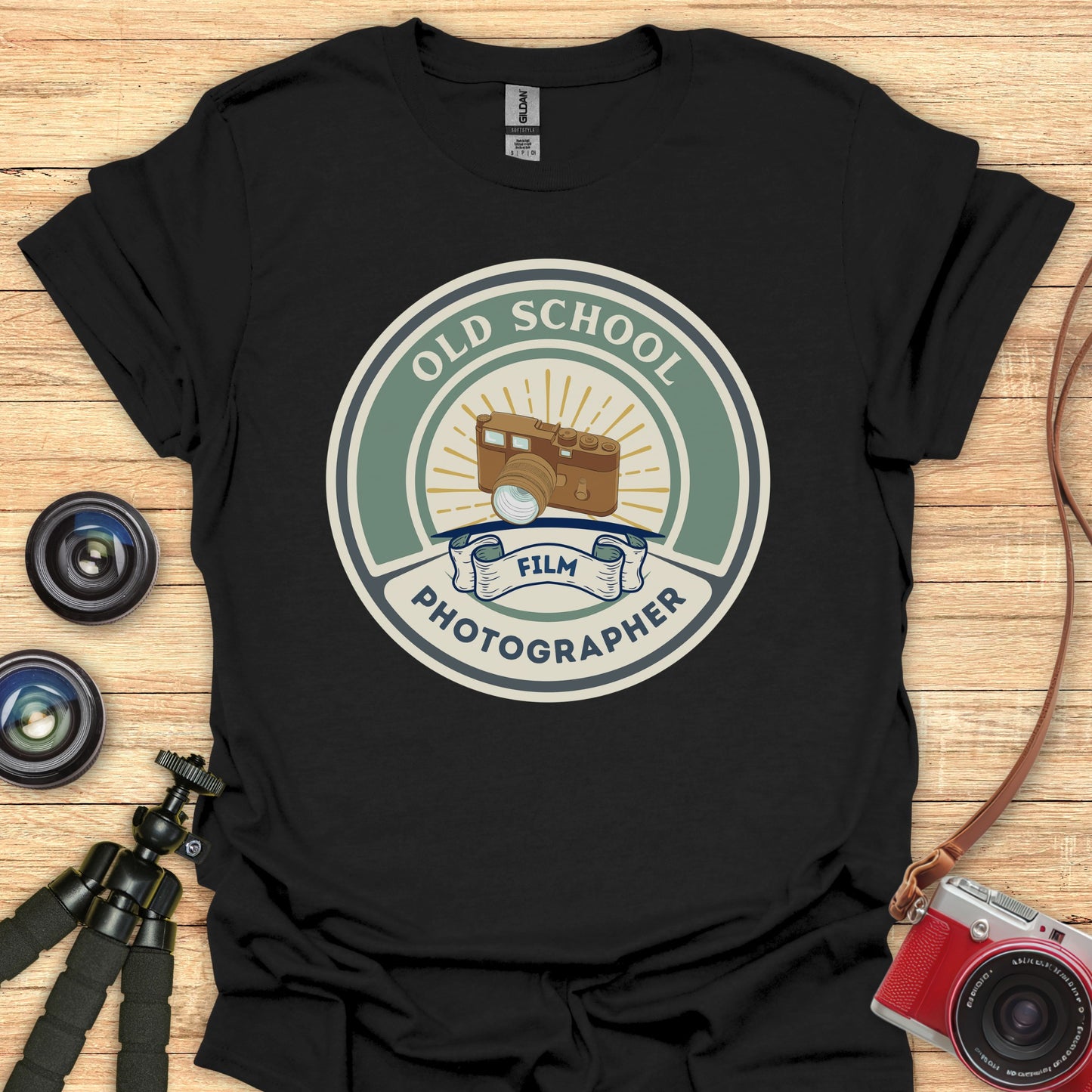 Old School Film Photographer T-Shirt