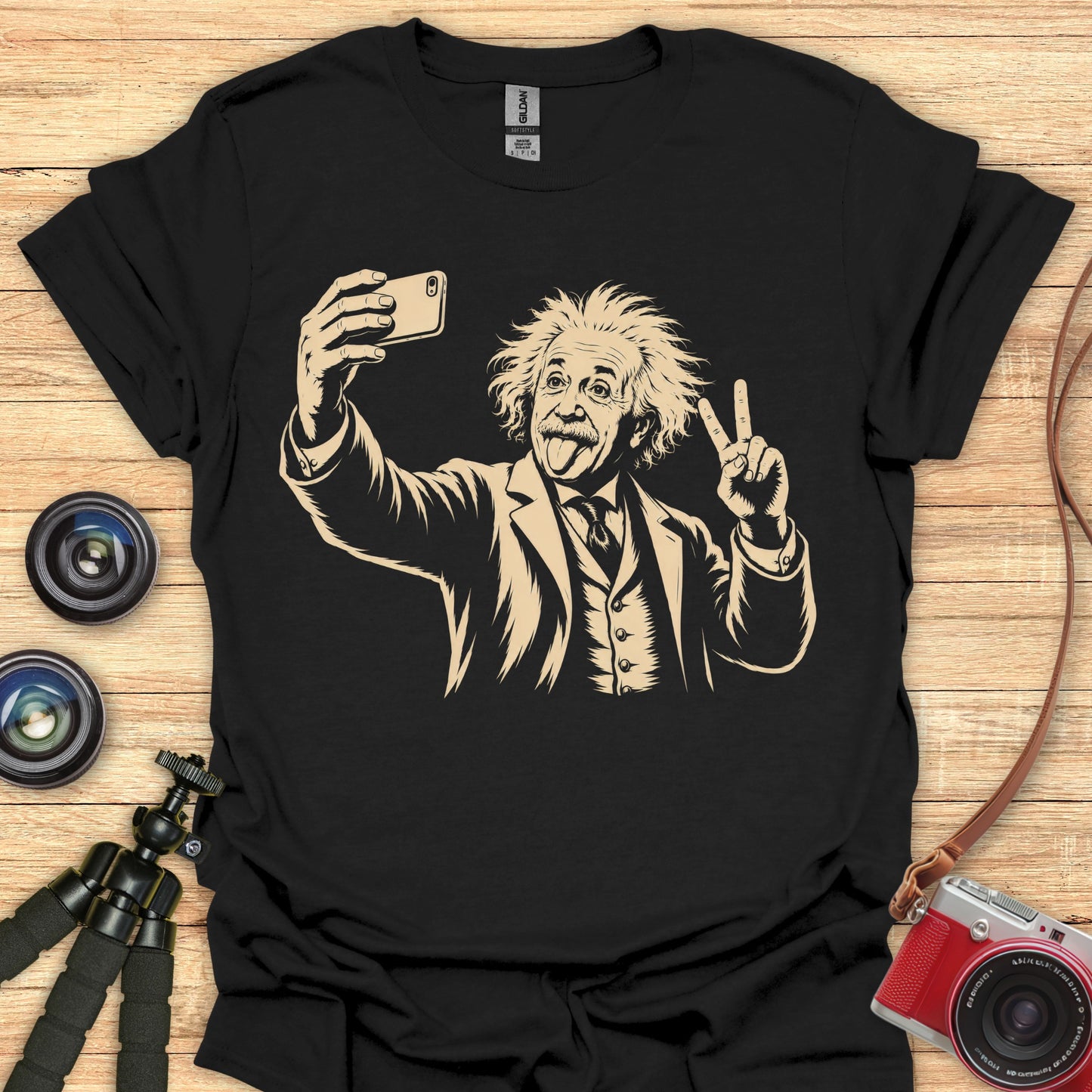 Einstein Selfie T-Shirt