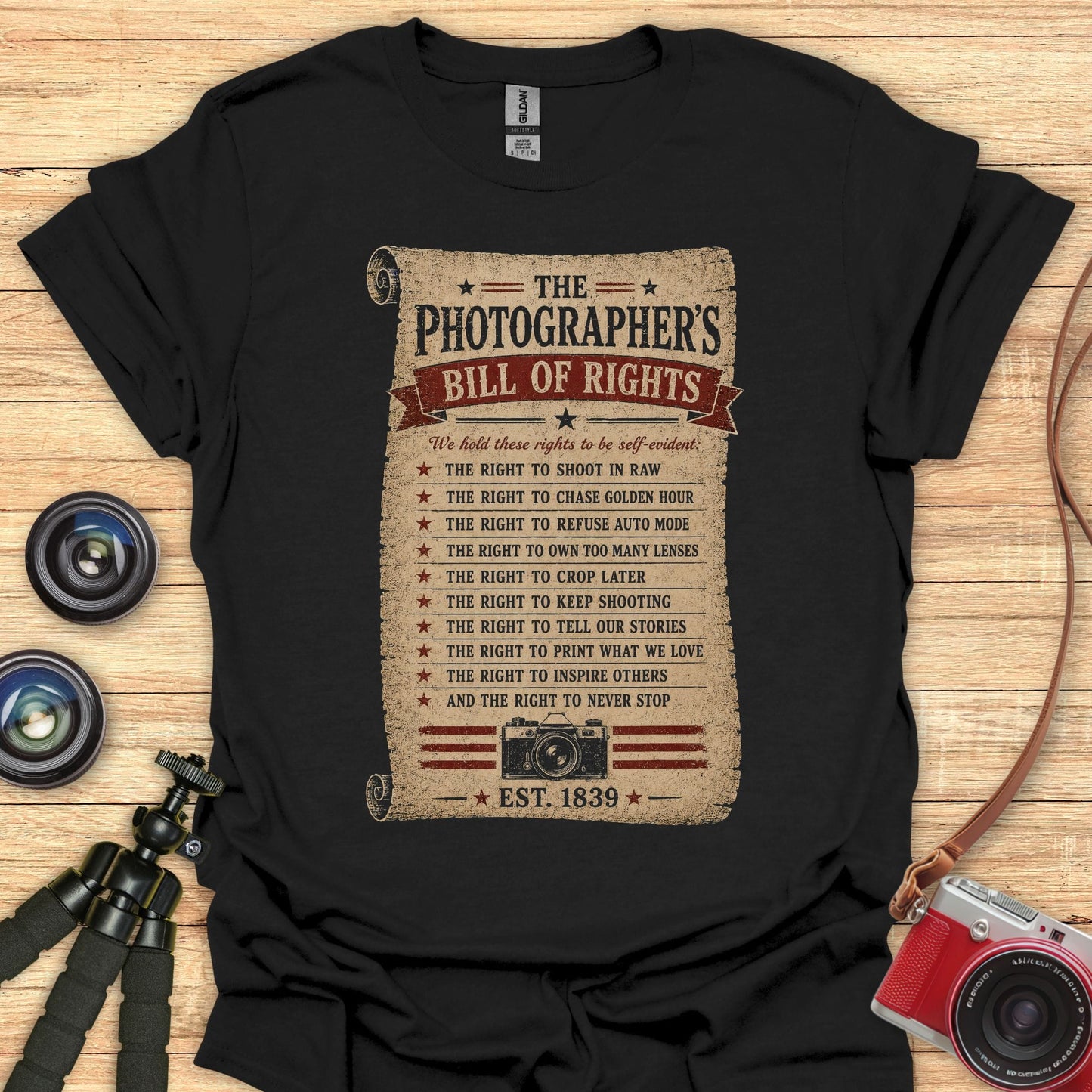 The Photographer’s Bill Of Rights T-Shirt