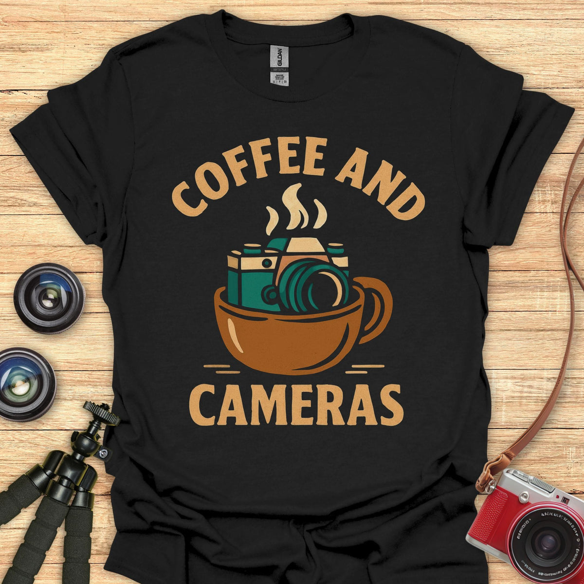 Coffee And Cameras T-Shirt
