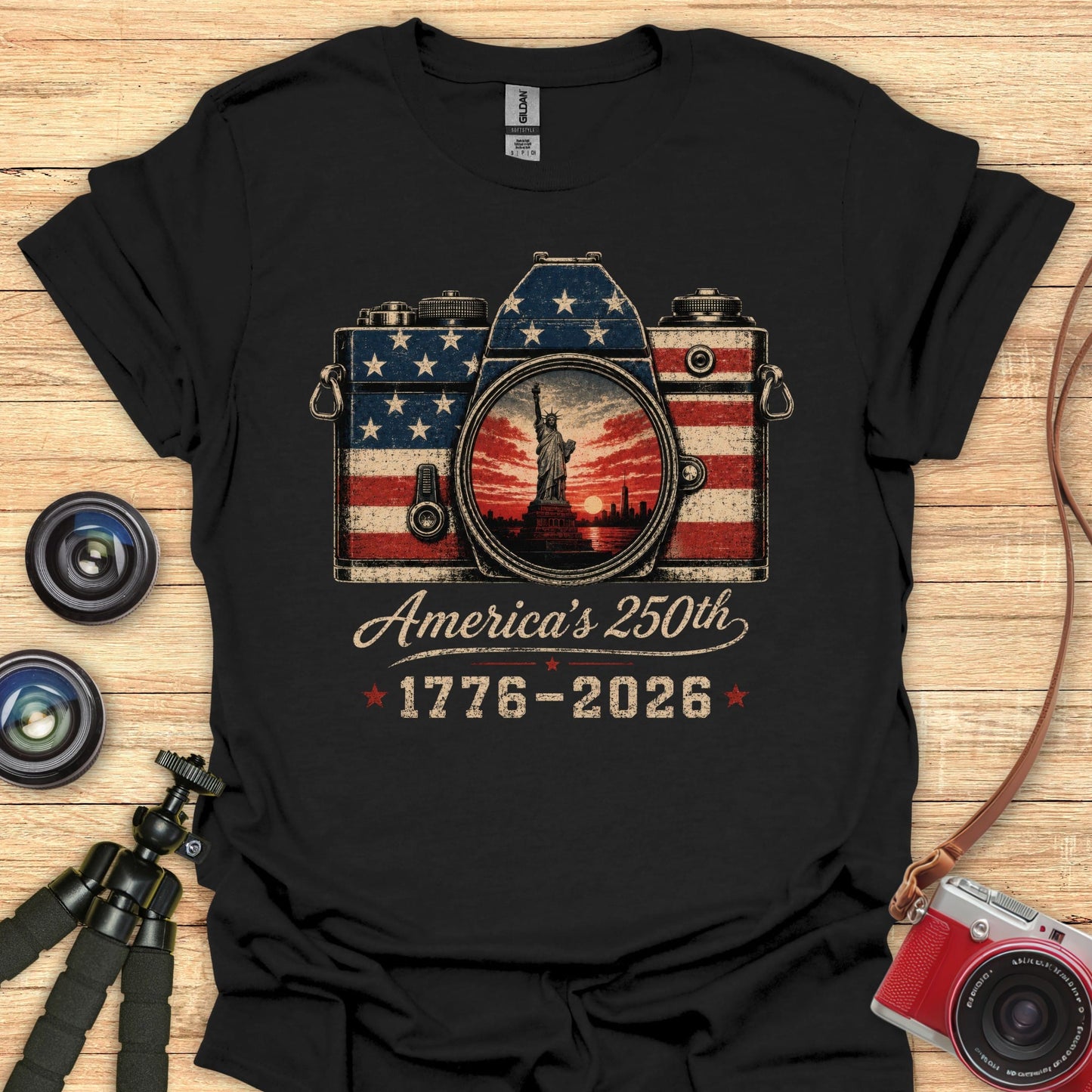 Camera Liberty USA 250 T-Shirt