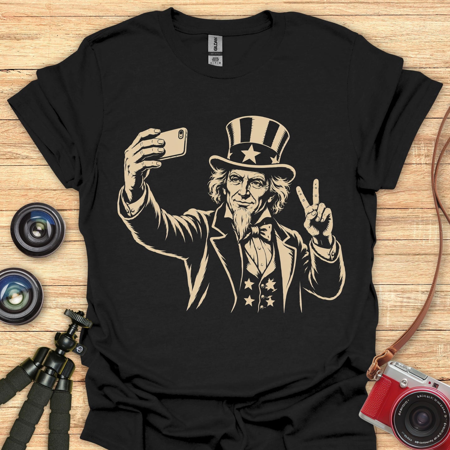 Uncle Sam Selfie T-Shirt