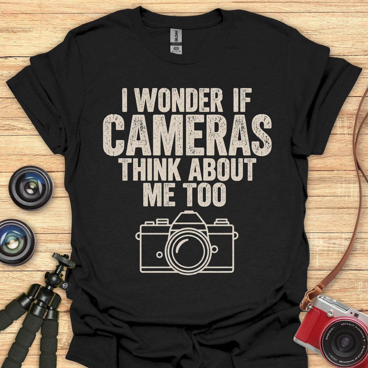 Cameras Thinking T-Shirt