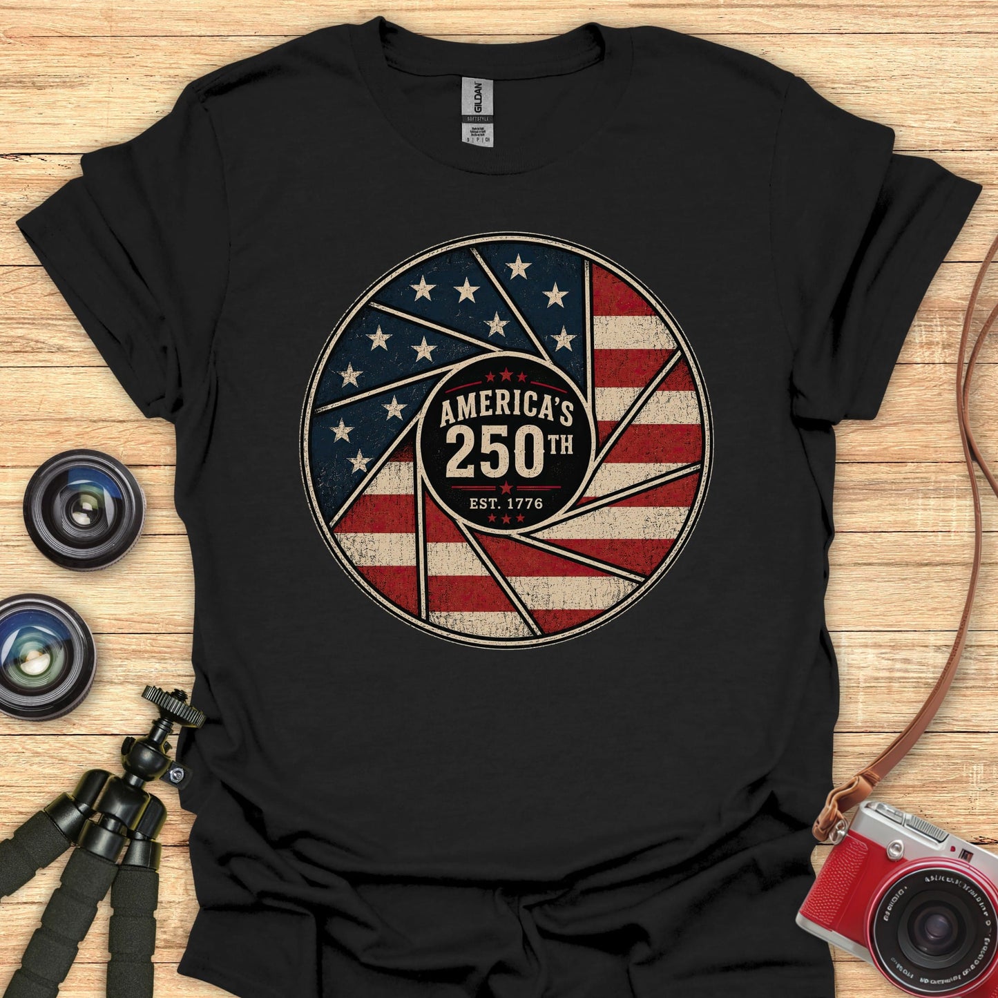 Aperture 250th EST 1776 T-Shirt