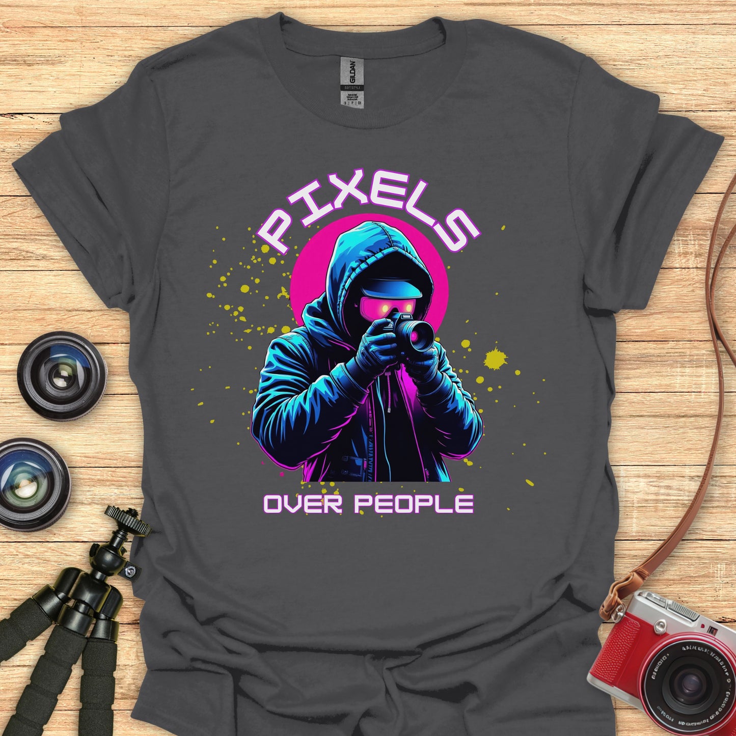 Pixels Over People T-Shirt