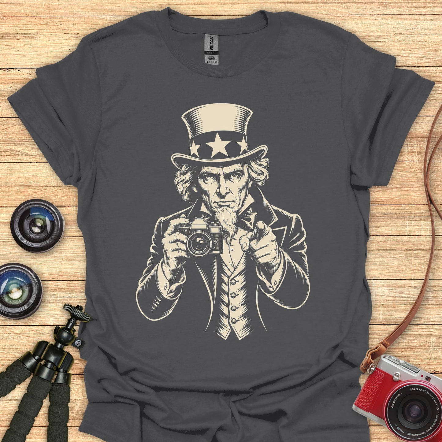 Uncle Sam Shoots T-Shirt