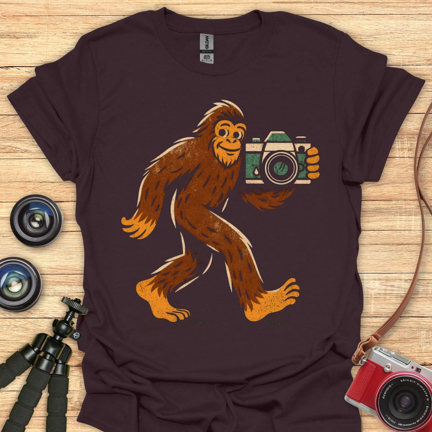 Bigfoot Photographer T-Shirt