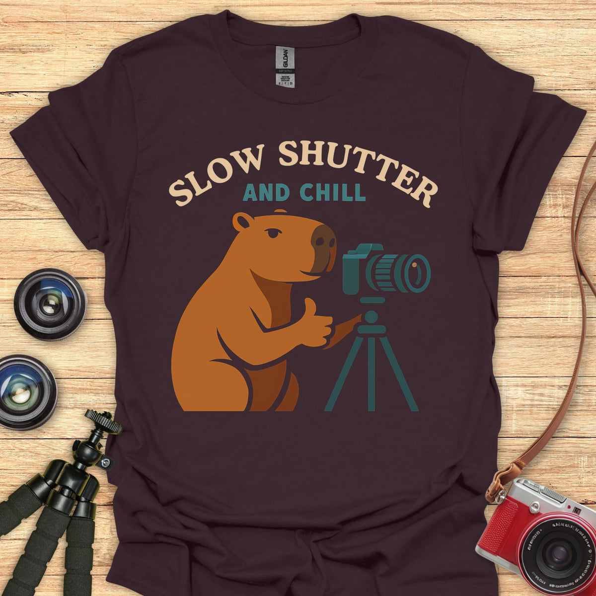 Capybara Photographer T-Shirt