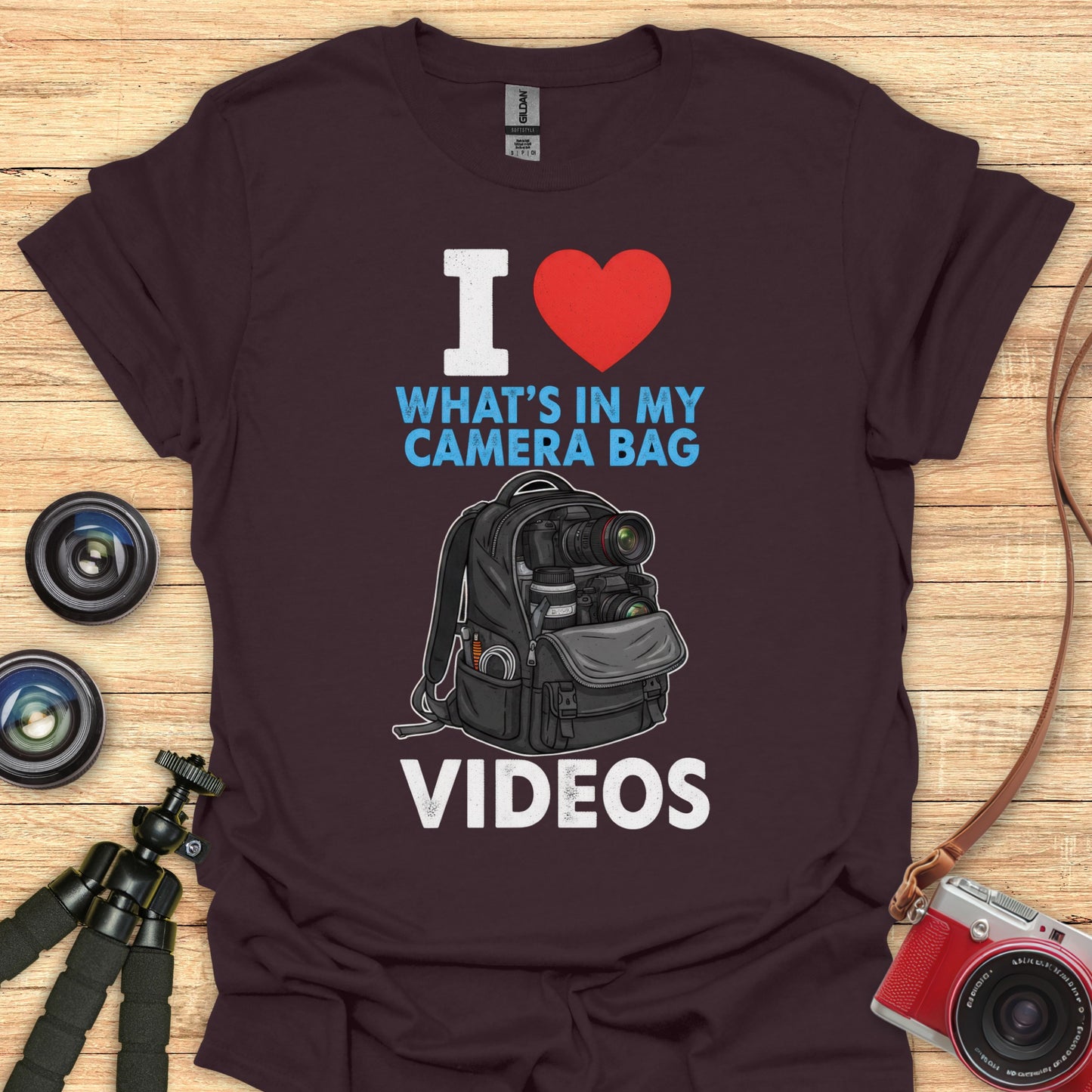 Camera Bag Videos T-Shirt