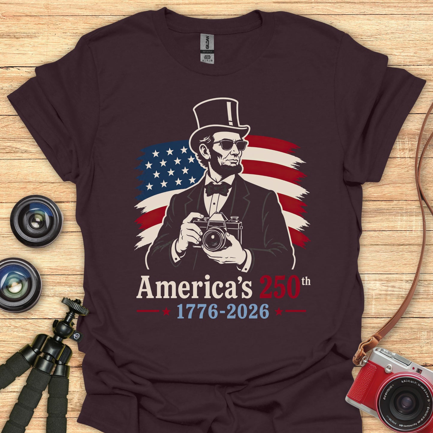 Lincoln 250th Photog T-Shirt
