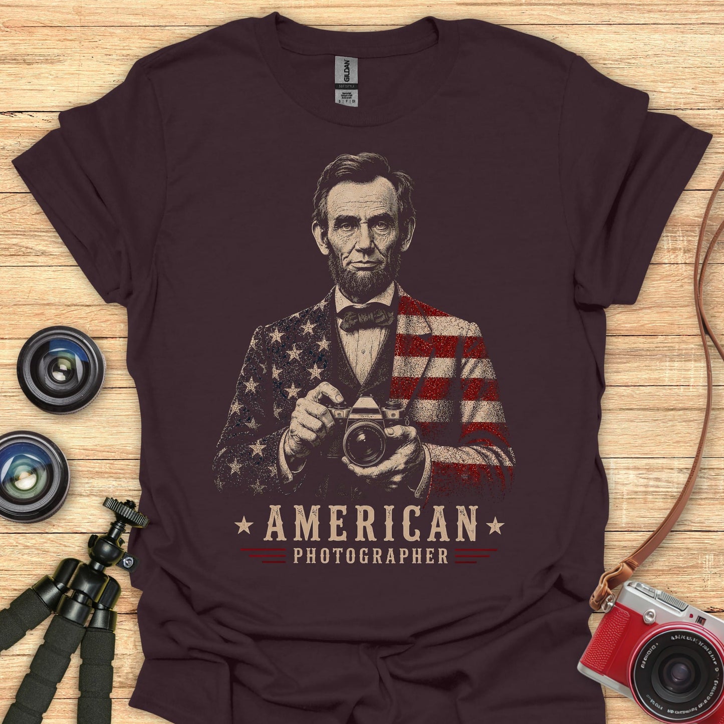 American Photographer Lincoln T-Shirt