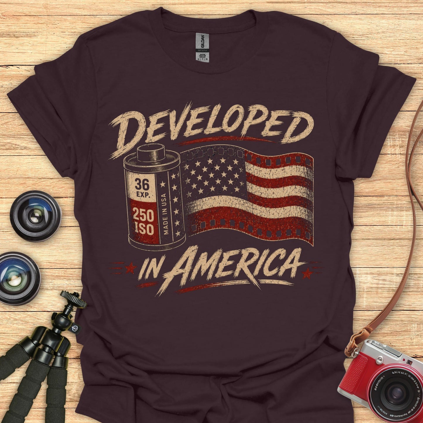 Developed In America 35mm T-Shirt