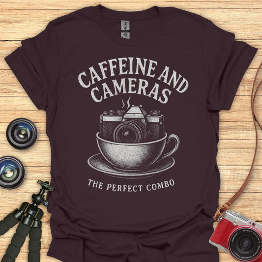 Caffeine and Cameras T-Shirt