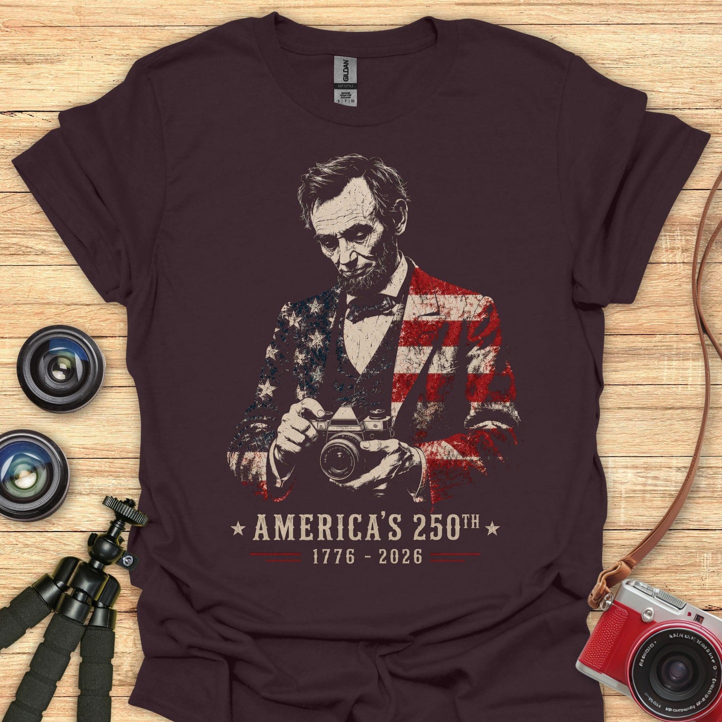 Lincoln 250 Double Exposure T-Shirt